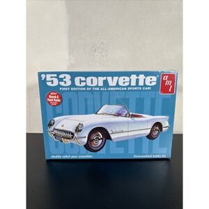 AMT 1953 Corvette 1:25 Scale Model Hobby Kit 6552 By Ertl AMT